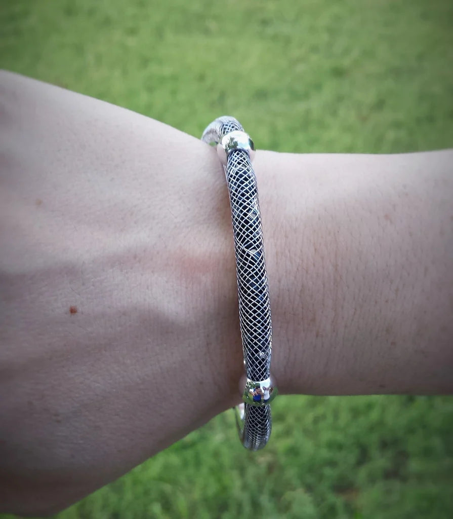 Rhodium Plated fashion bracelet