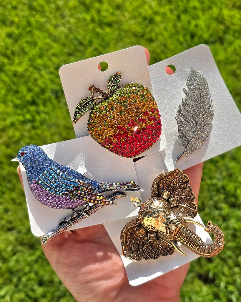Fashion Crystal Brooch Pin