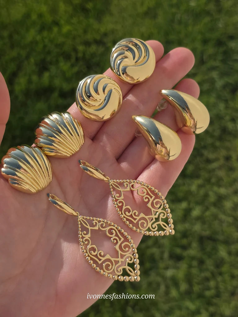 18k gold plated earrings