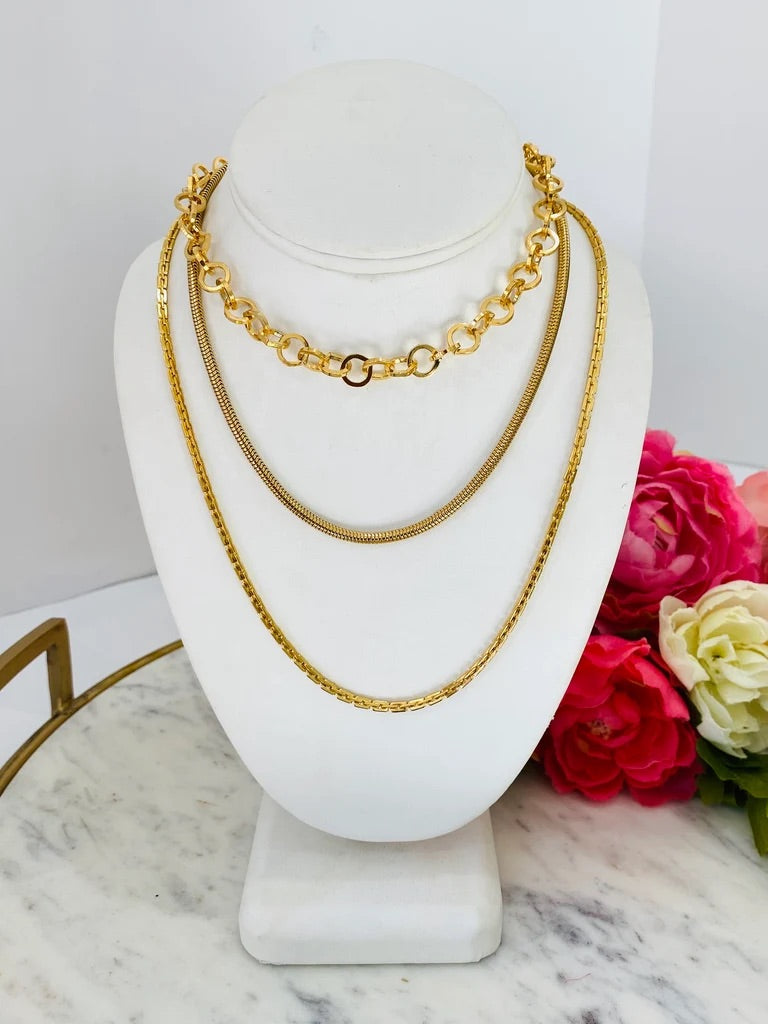 Stainless Steel Necklace Set