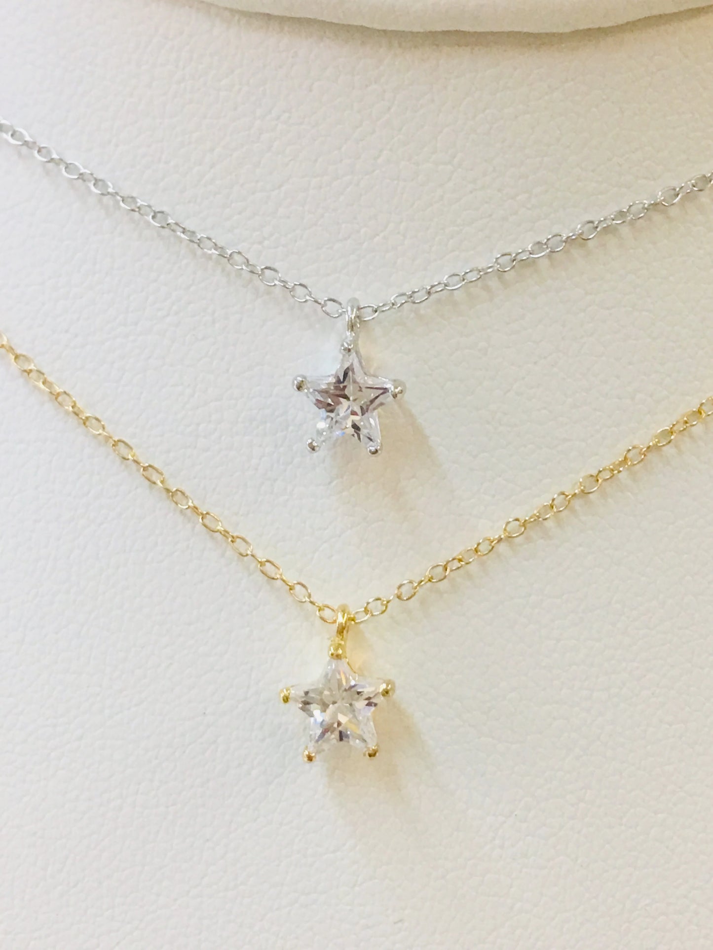 .925 Sterling Silver Star Necklace