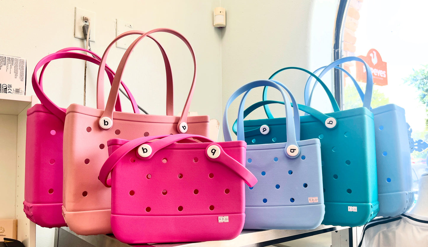 Bolsa de mano tipo croc