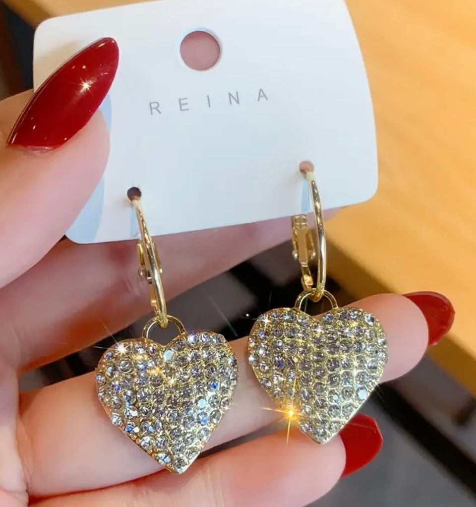 Fashion heart earrings