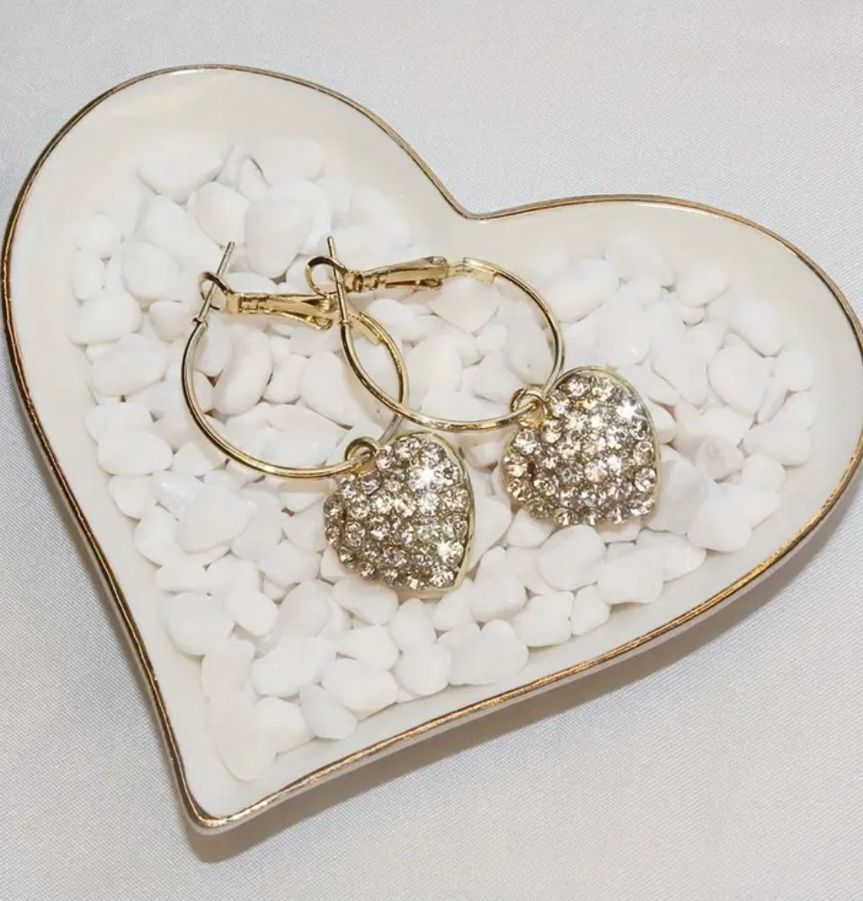 Fashion heart earrings