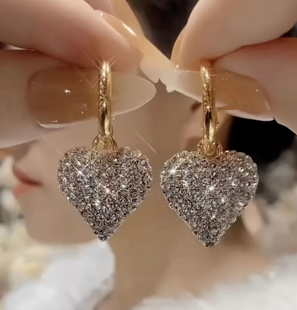 Fashion heart earrings