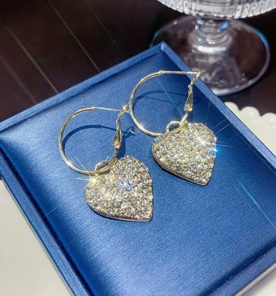 Fashion heart earrings