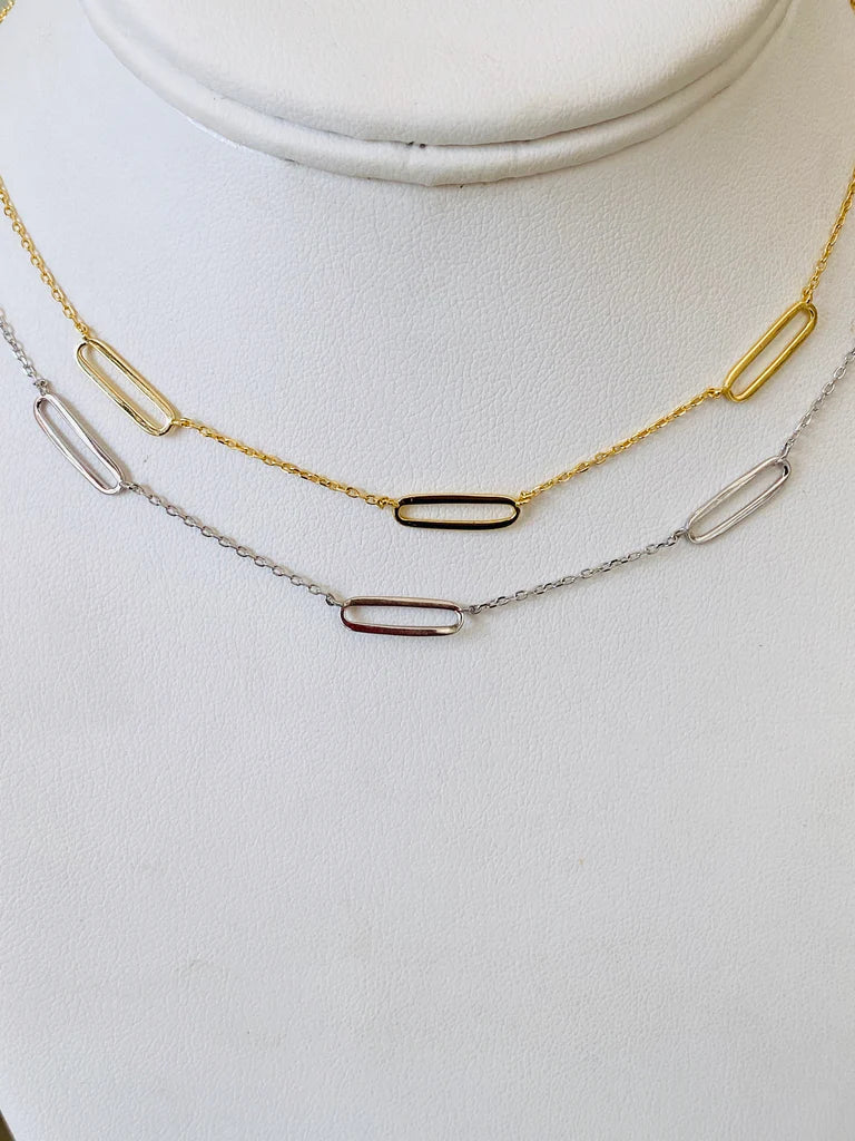 .925 Sterling Silver Trendy Necklace