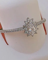 .925 Sterling silver solitaire CZ rings