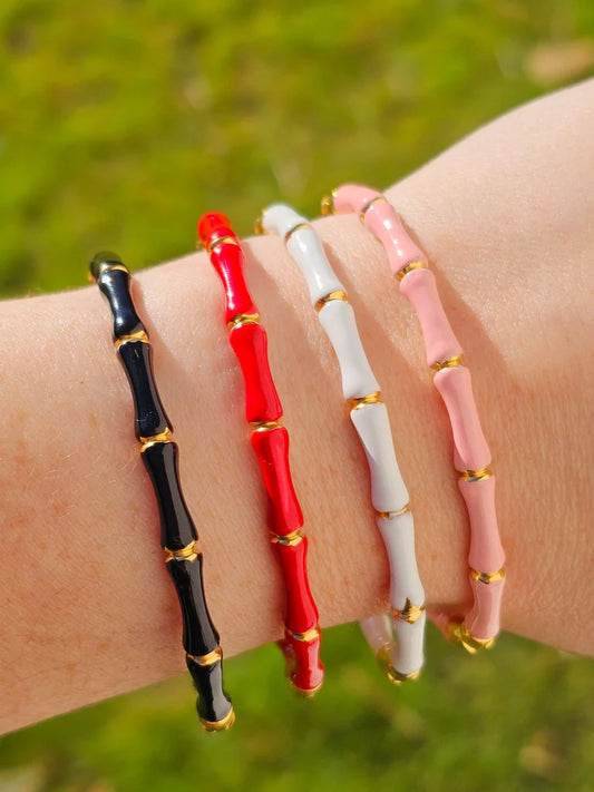 Stainless Steel enamel color bangle