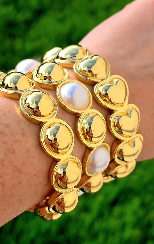 18k gold plated bangle bracelets