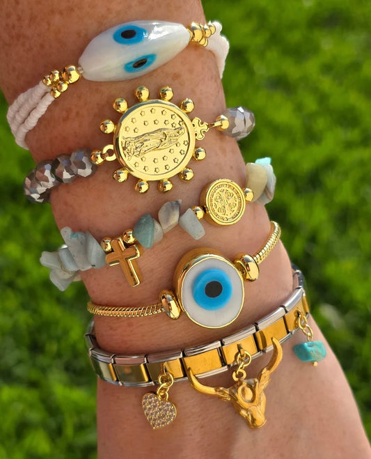 18k gold plated bracelets