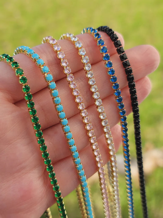 18k real gold plated crystal necklaces