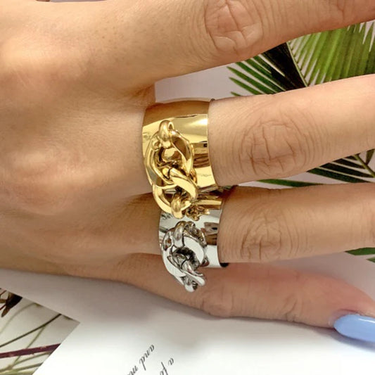 Stainless steel chain style rings