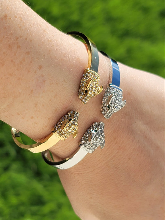 Stainless steel designer inspired bracelet