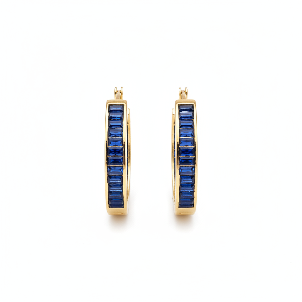 Aretes azul