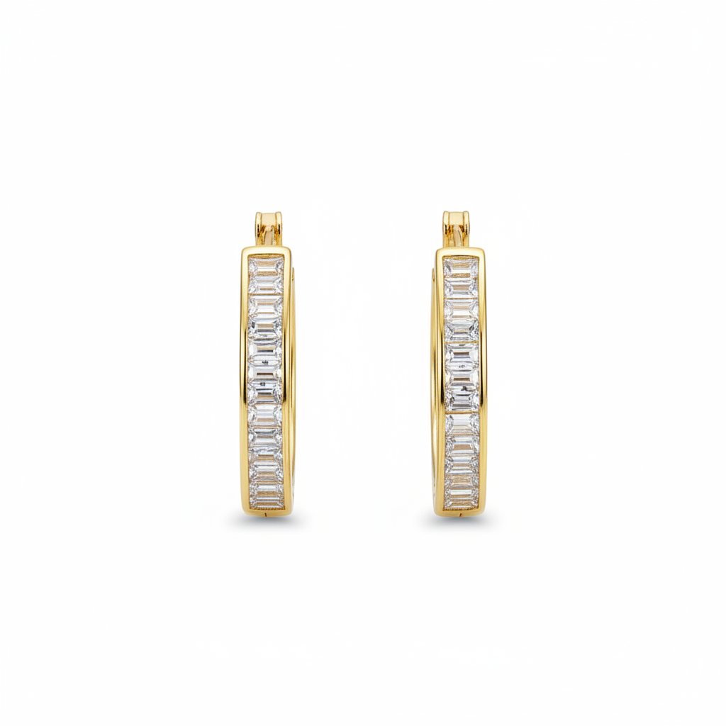 Aretes transparente