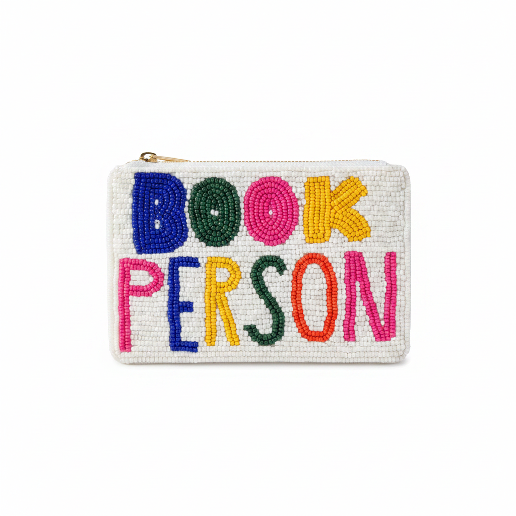 Book Person Coin Purse