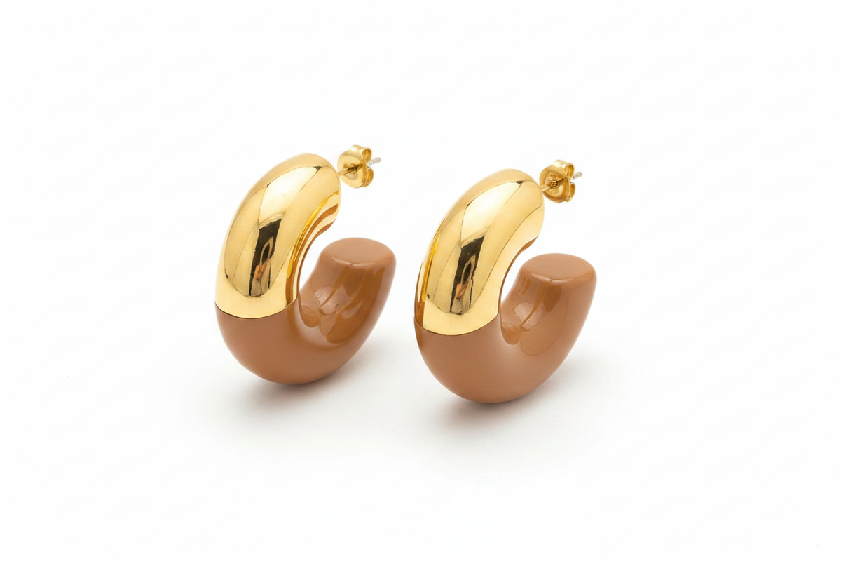 Chunky hoop - fondo blanco