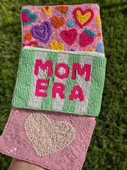 Fashion seed beads coin purse