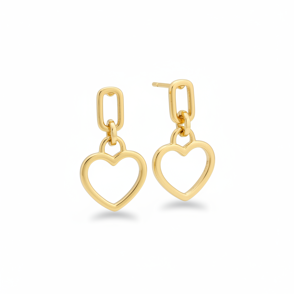 Dangling heart dorado