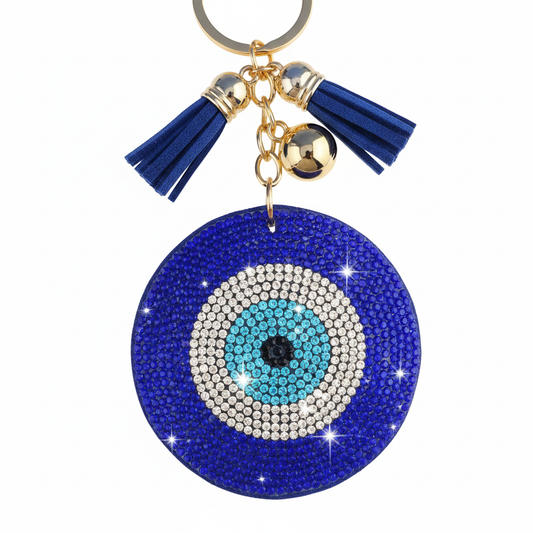 Evil Eye Blue Keychain