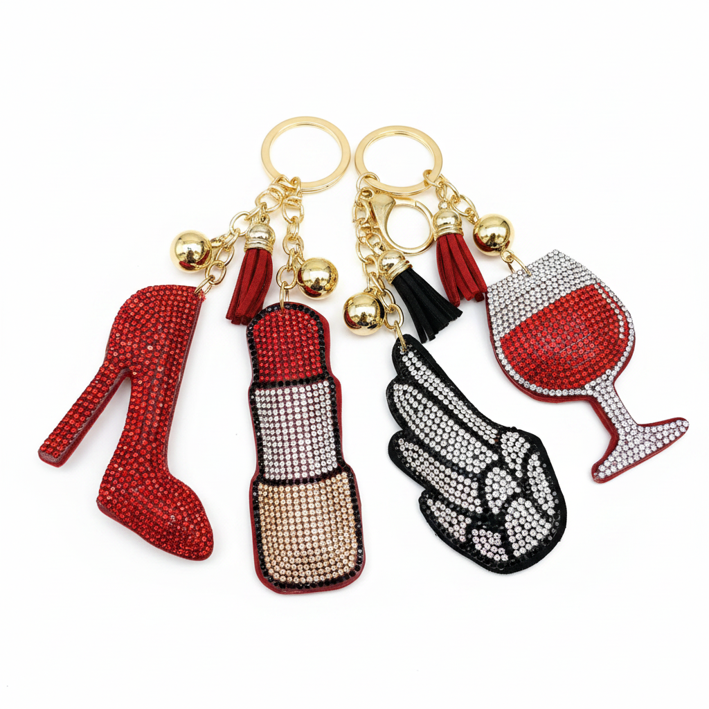 Fashion Keychains fondo blanco