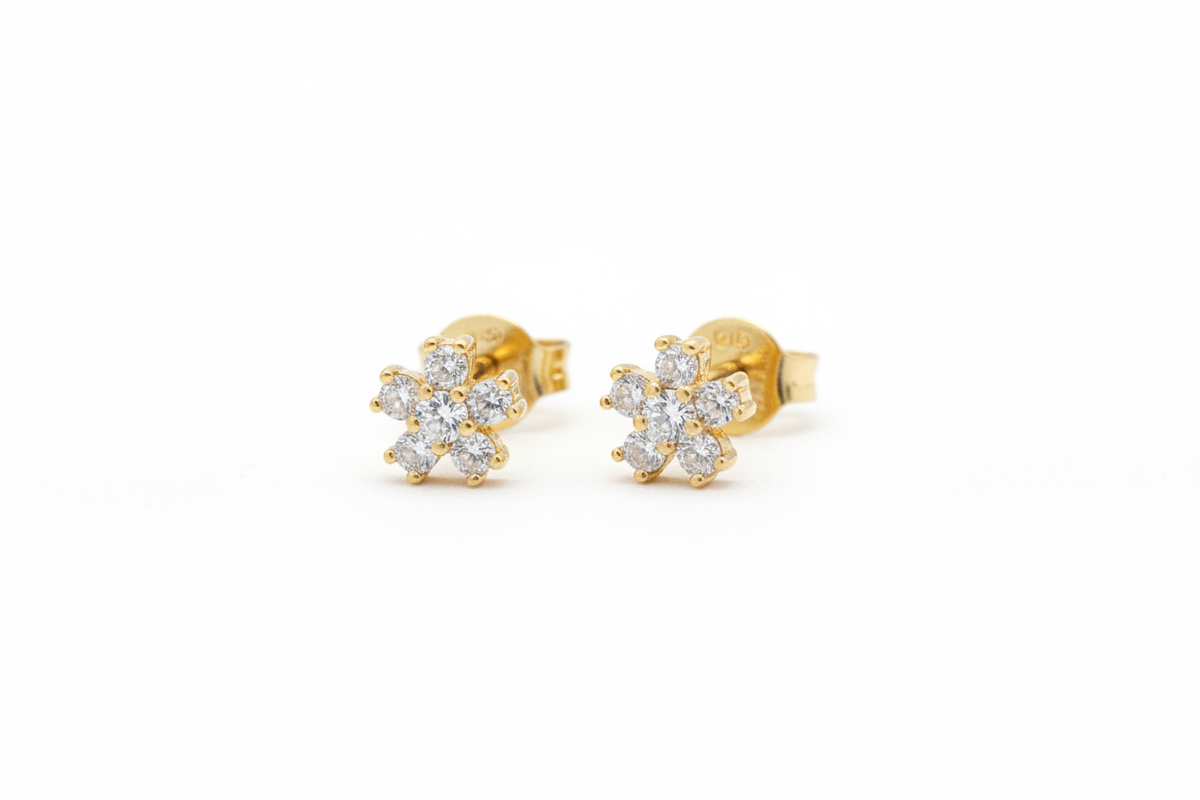 Flower screw - gold desde foto original