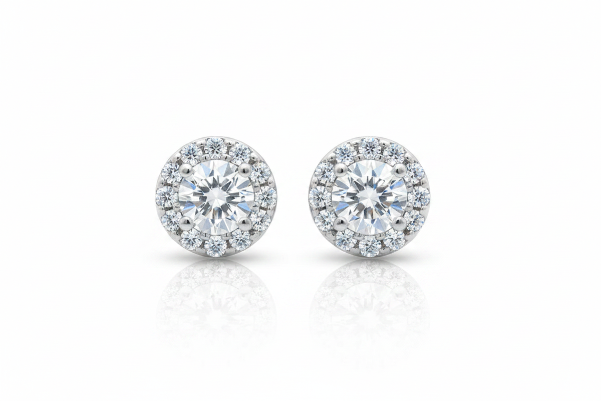 Halo CZ - white silver