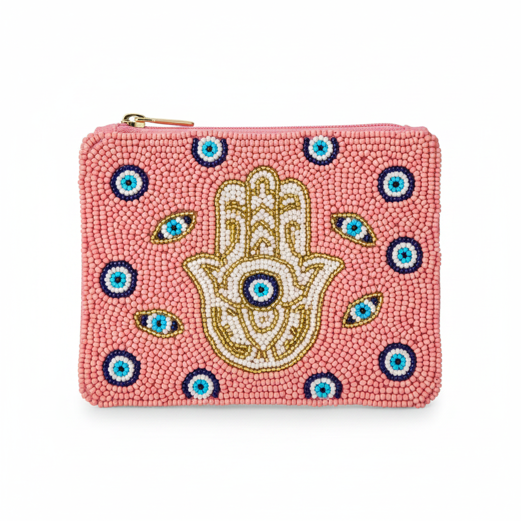Hamsa coin purse