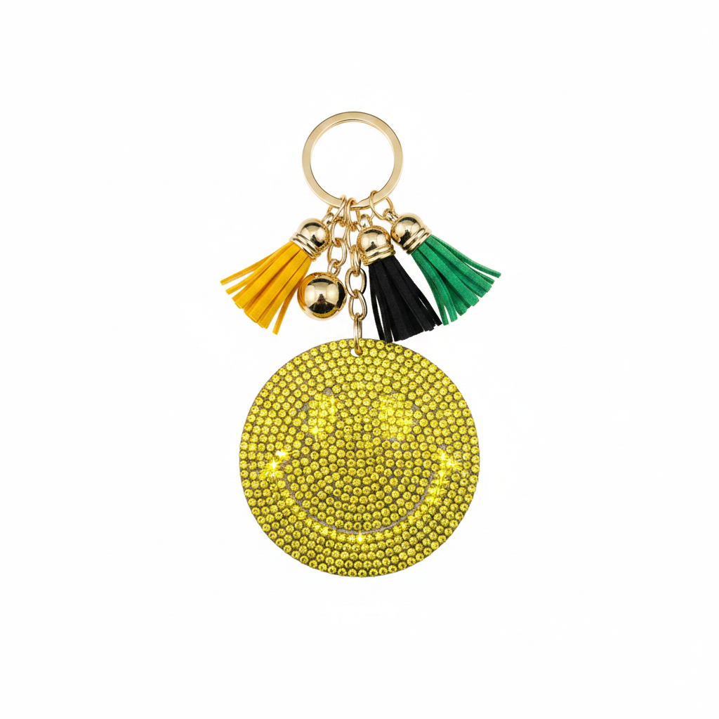 Happy Face Keychain