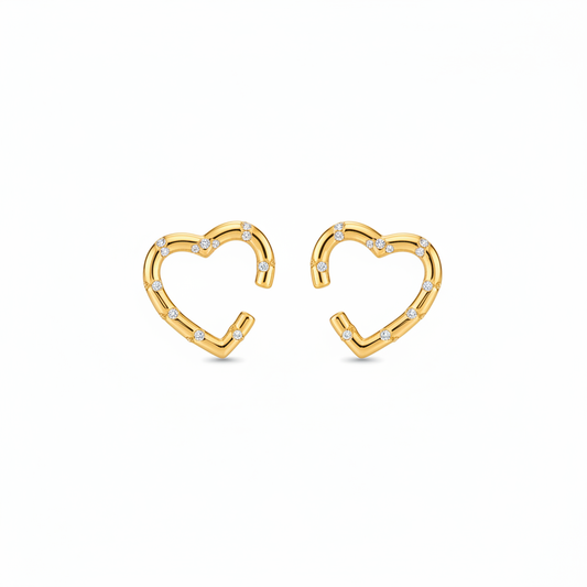 Heart cuff dorado