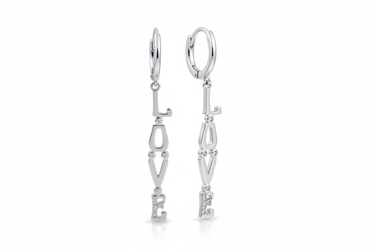 Love hoop - silver