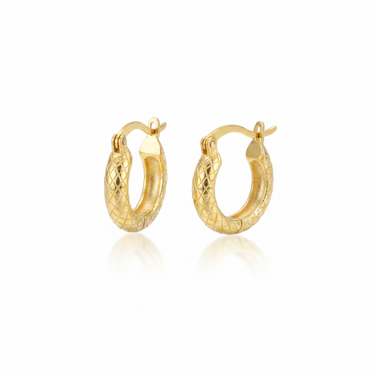 Silver hoop dorado