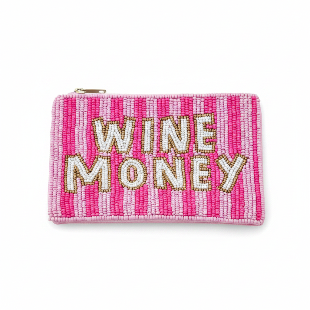 Wine Money Coin Purse